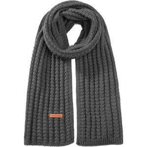Women's Gray Fashionable Casual Scarf Soft Acrylic Winter Warm Stylish Design